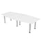 Skutchi Designs 45 in W, 96 in L, 29 in H, Engineered Wood Top, White HAR-HEXIR-4693-PT-09 - alternate 1